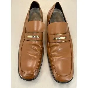 Gucci | Shoes | Gucci Mens Brown Florence Leather Dress  display picture 2